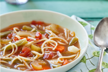 Veg noodle soup
